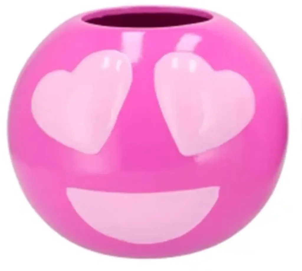 Vase à motif Smiley - Moyen modèle