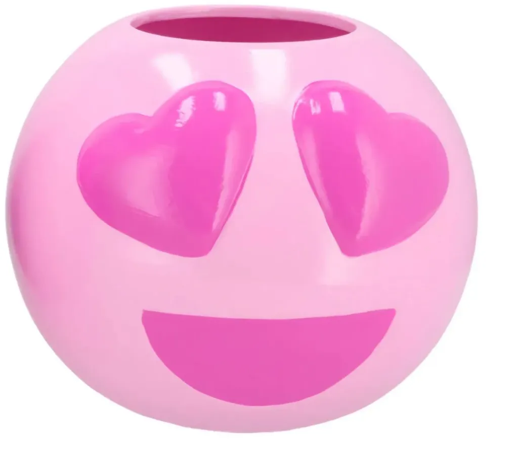 Vase à motif Smiley - Grand modèle
