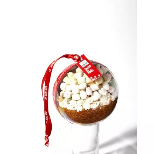 Bombe de cacao - Marshmallow & Flocons de neige