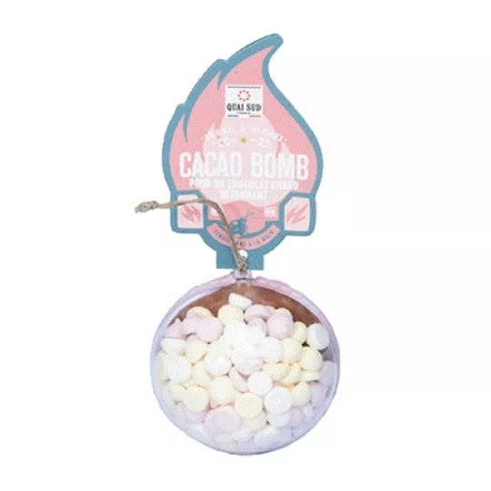 Boule cacao maigre aromatisé noisette et mini meringues- 105g