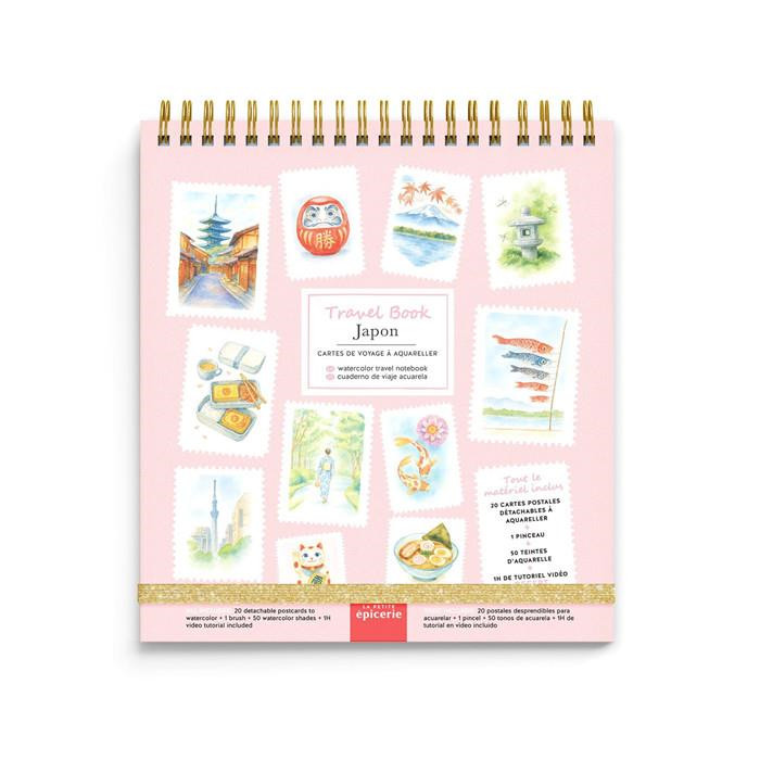 Travel Book - Carnet aquarelle - La Petite Epicerie (thème Japon)