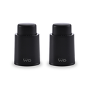 Ensemble de 2 bouchons hermétiques pour bouteilles de vin - WD    
