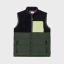 Veste Sherpa sans manche - Billybelt - Noir et Vert