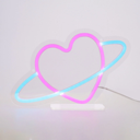 Lampe LED à Effet Néon - Planet Heart - It’s a Sign - LEGAMI