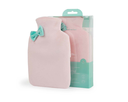 Bouillotte avec housse velours - 1L - Rose