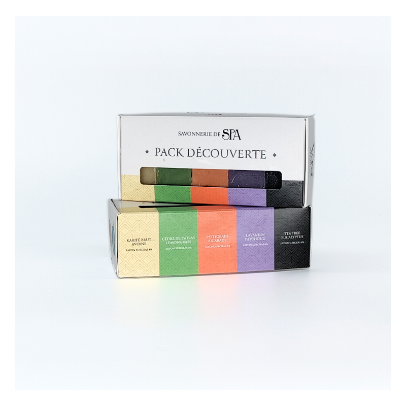 Savons de Spa - Pack découverte - 5x50 grammes