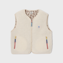 Veste Sherpa femme sans manche - Billybelt - Blanche