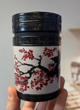 Boite japonaise Noir / Rouge - Maori