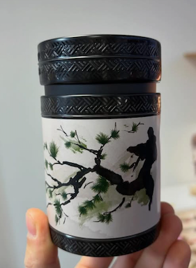 Boite japonaise Noir / Vert - Maori 