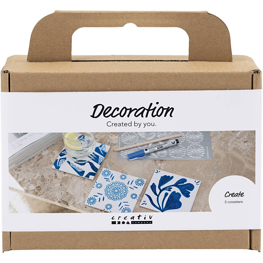  Mini Kit DIY Décoration dessous de verre en porcelaine - Creativ  