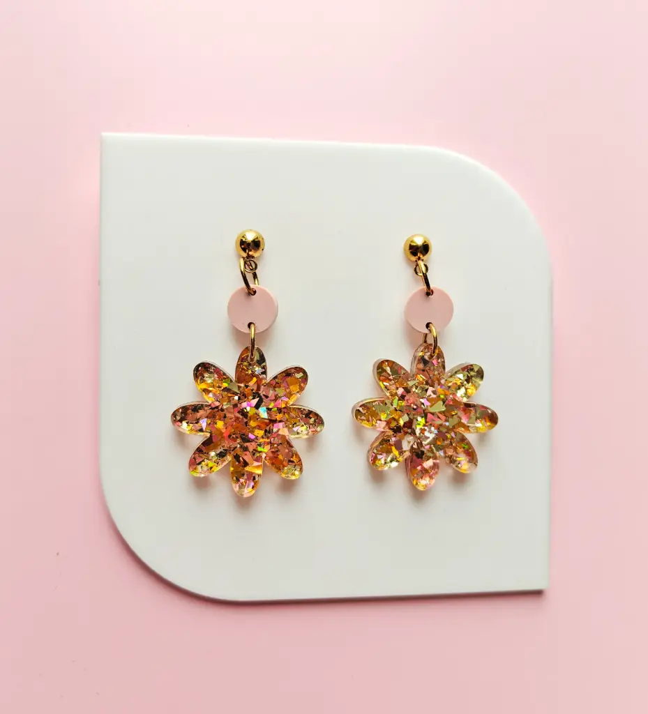 Boucles d'oreilles Soline blush - BABELUTTE   