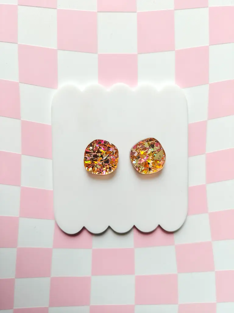 Boucles d'oreilles Frida blush - BABELUTTE