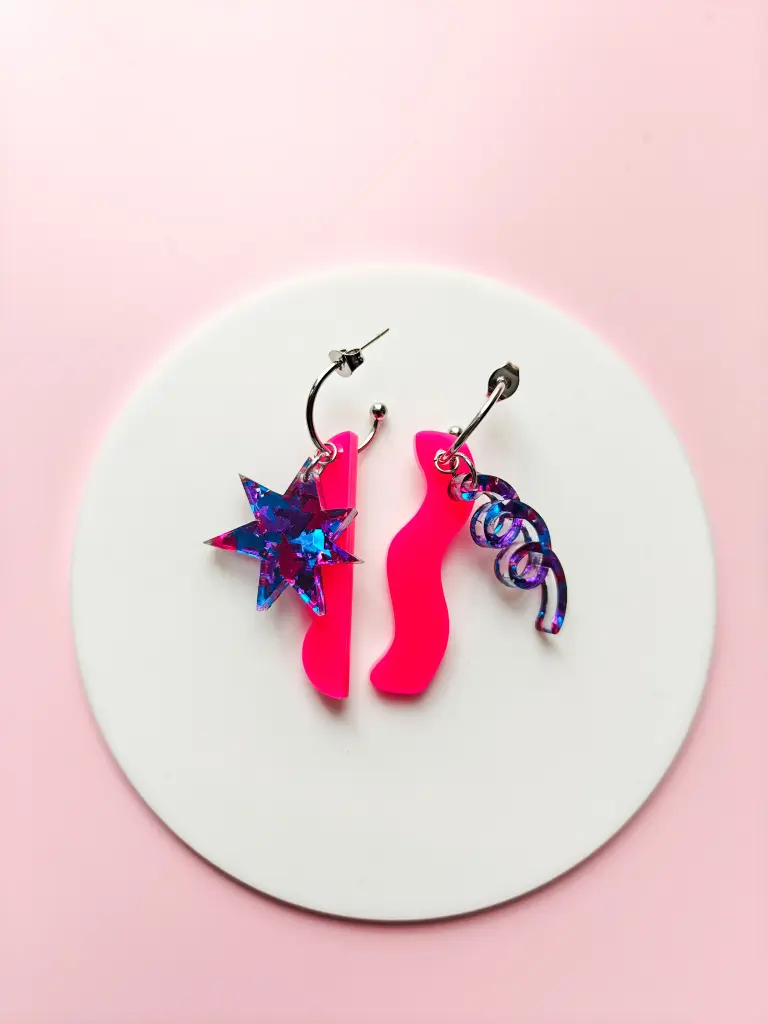 Boucles d'oreilles Galaxie - BABELUTTE   