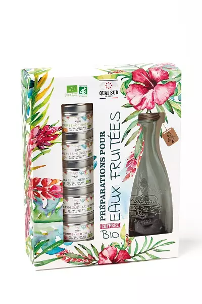 Coffret Préparations Pour Eaux Fruitées Bio - Quai Sud