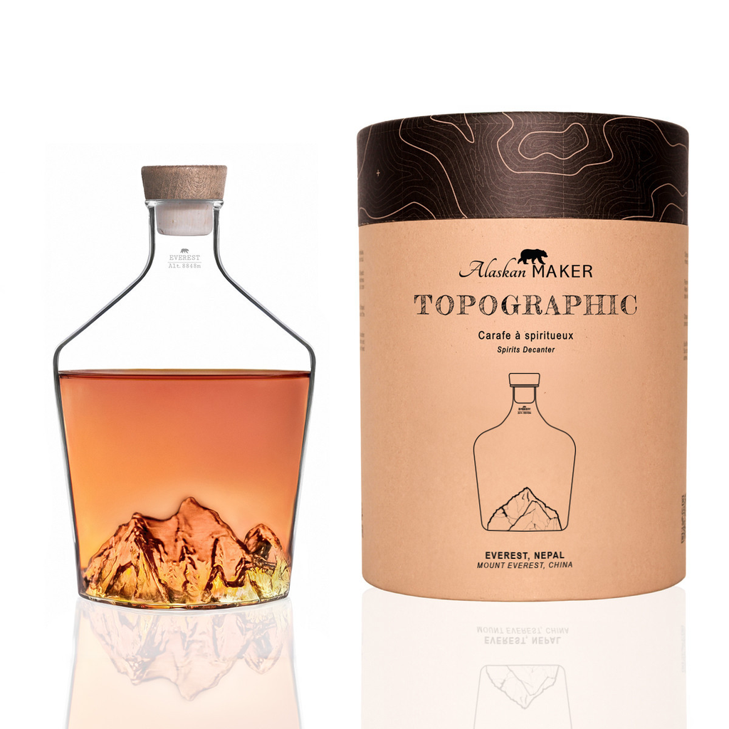 Carafe à spiritueux Topographic Mont Everest - Alaskan Maker 
