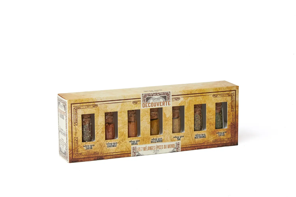 Coffret Découverte - 7 Mélanges d’épices du monde - Quai Sud 