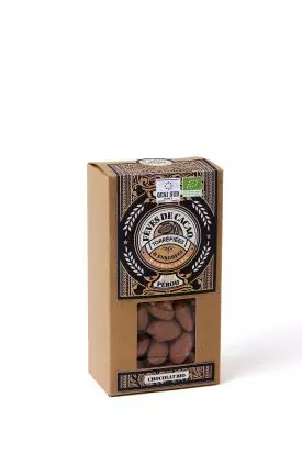  Cacaotines Bio - Fèves de cacao enrobées de Chocolat noir - 250G - Quai Sud 