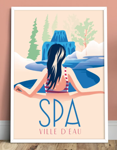Affiche - Spa ville d'eau