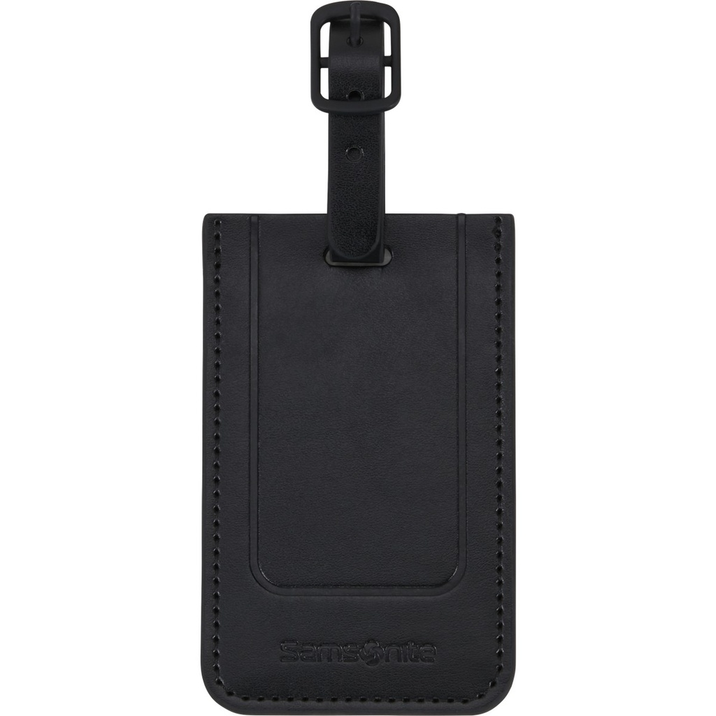 Étiquette à bagages rectangle X2 - Samsonite (Noir)