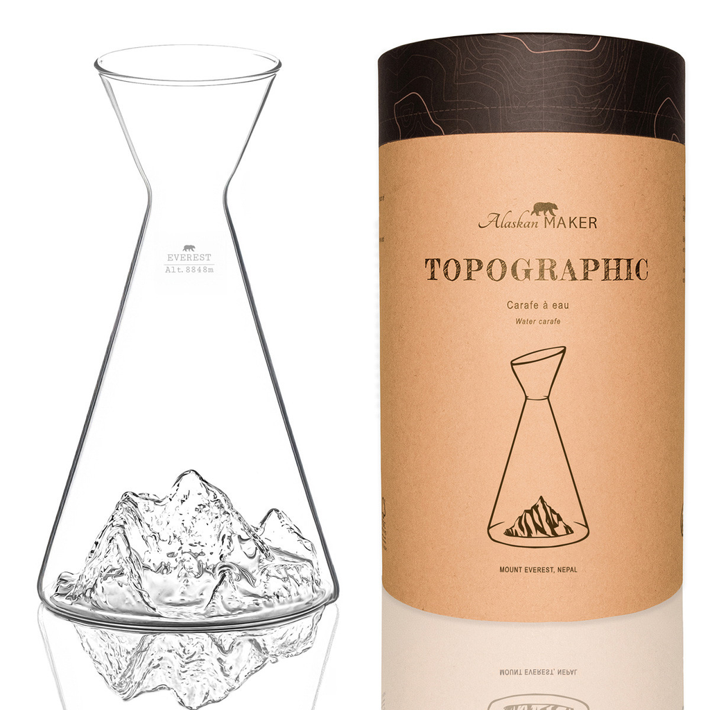 Carafe à eau topographique Everest - Alaskan Maker