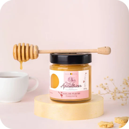 Miel de fleurs brut - Les p'tites Apicultrices