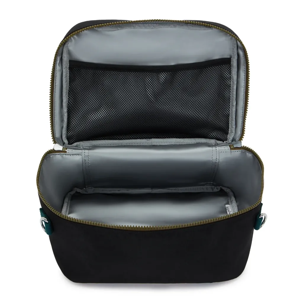 Sac repas Miyo Black Khaki Block - Kipling