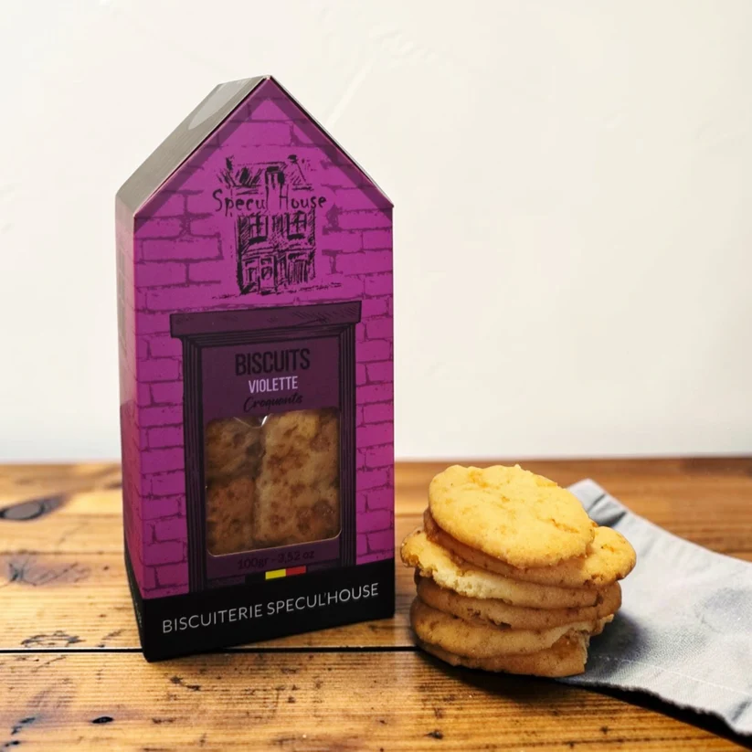 Biscuits 'croquants' Violette - 100gr - Specul'House