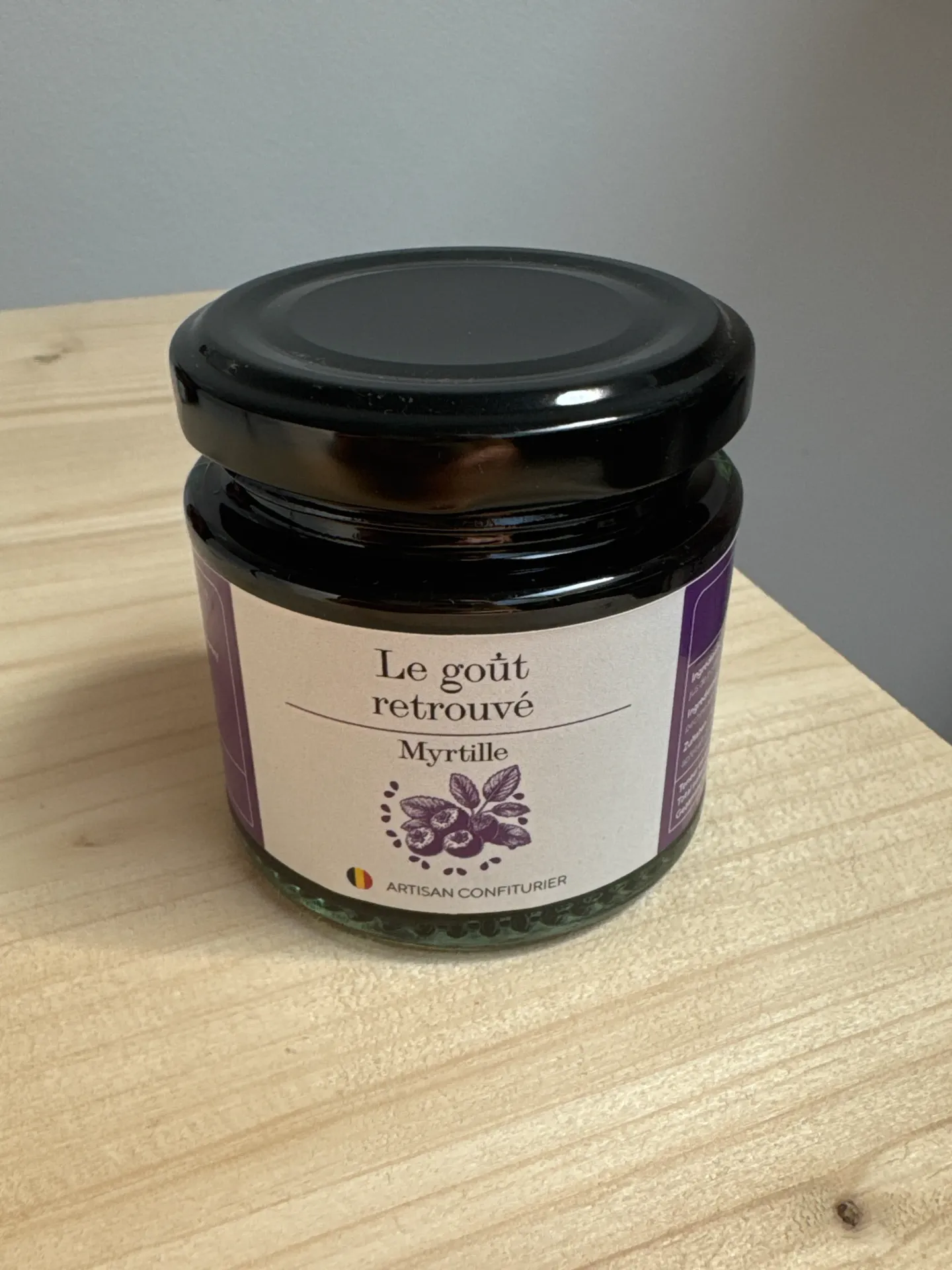 Confiture Myrtille - 145g - Les goûts retrouvés