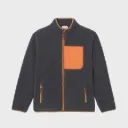 Veste sherpa unisexe zippée - Gris anthracite - Billybelt