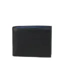 2528-452 Porte-Cartes Ange cuir - Noir fil Bleu - ARTHUR & ASTON