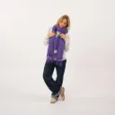 Echarpe en laine - Violet - Billybelt