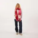 Echarpe en laine - Rose et bordeaux - Billybelt