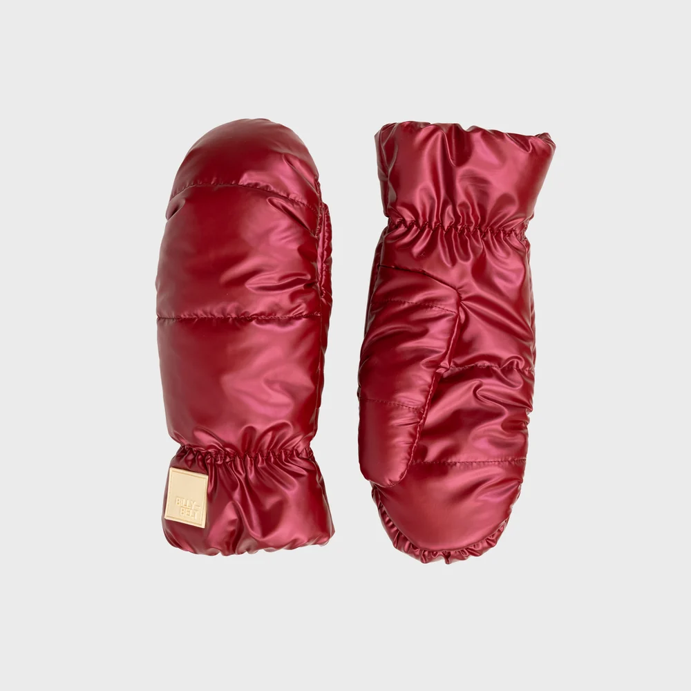 Moufles femme - Bordeaux Metallic - Billybelt