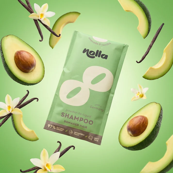 Shampoing à dissoudre - Avocat & Vanille - Nolla