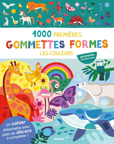 [9791039576802] 1000 premières gommettes formes - Les couleurs