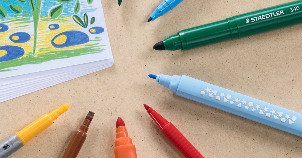 [4007817164433] 12 FEUTRES BIPOINTES STAEDTLER