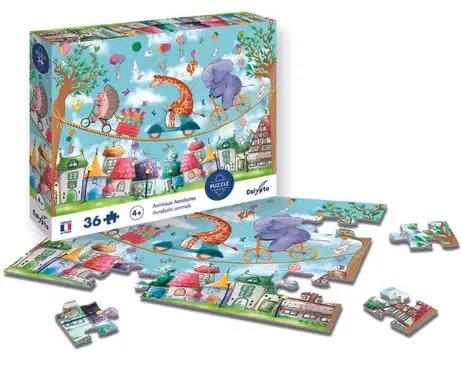 [3373910076074] PUZZLE 36 PCS - ANIMAUX ACROBATES