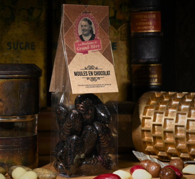 Moules en chocolat - Les Bonbons de Grand-Mère