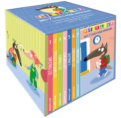 Bibliothèque p'tit Loup - Mes 7 livres pour apprendre