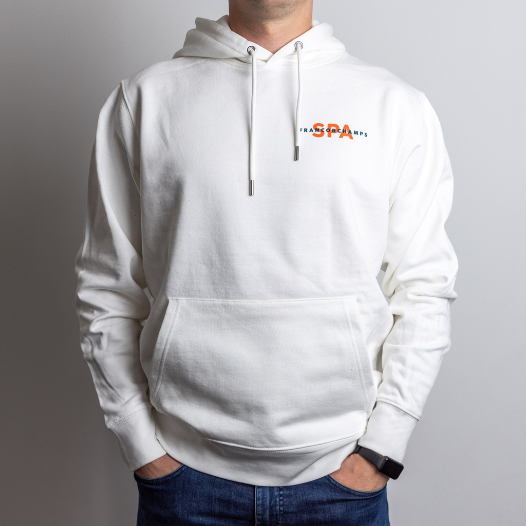 Pull à capuche Blanc Spa-Francorchamps 