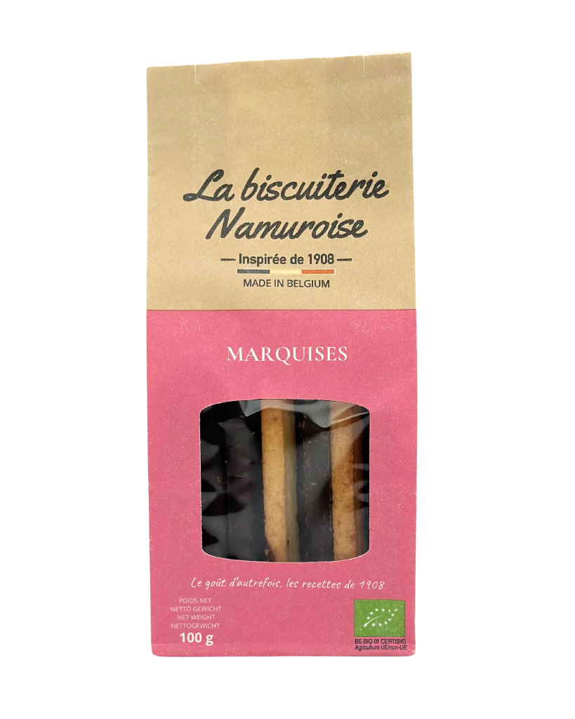Biscuits Marquises Bio - 100g - La biscuiterie Namuroise