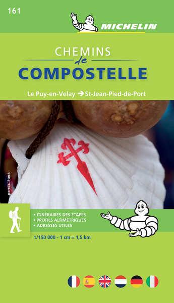 [9782067174016] CHEMIN DE COMPOSTELLE 11161 CARTE MICHELIN KAART