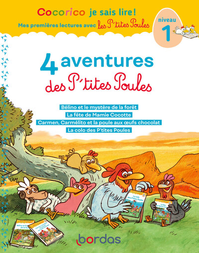 [9782047410233] Cocorico Je sais lire ! 1res lectures - 4 aventures P'tites Poules - Niveau 1 Tome 4