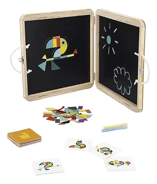 [3700217325855] ARDOISE MAGNÉTIQUE - FORMES GÉOMÉTRIQUES