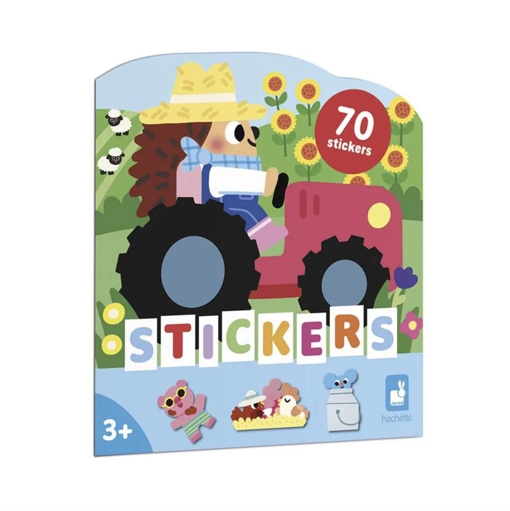 [3700217392130] CAHIER DE STICKERS - LA FERME