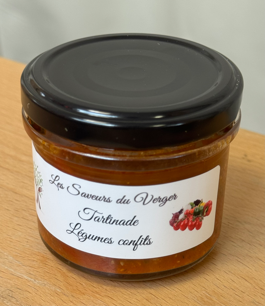 Tartinade légumes confits - 125ml - Les saveurs du Verger