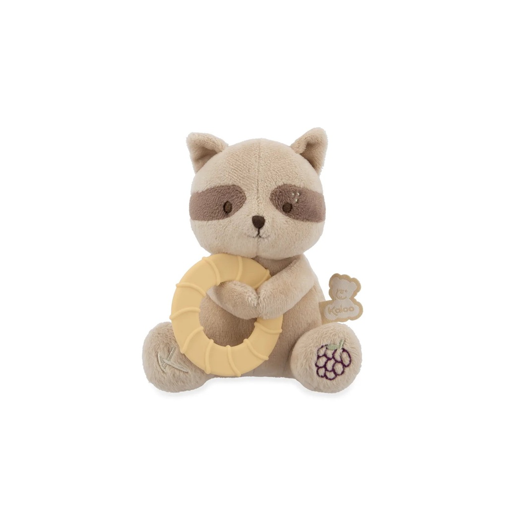 [3666502080062] PELUCHE ANNEAU DE DENTITION RATON LAVEUR