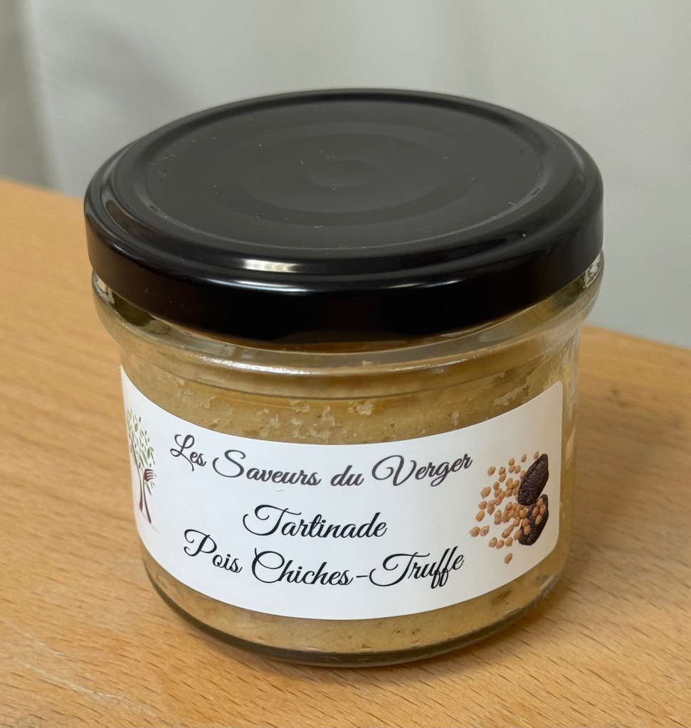 Tartinade Pois chiches / Truffe - 125ml - Les saveurs du Verger