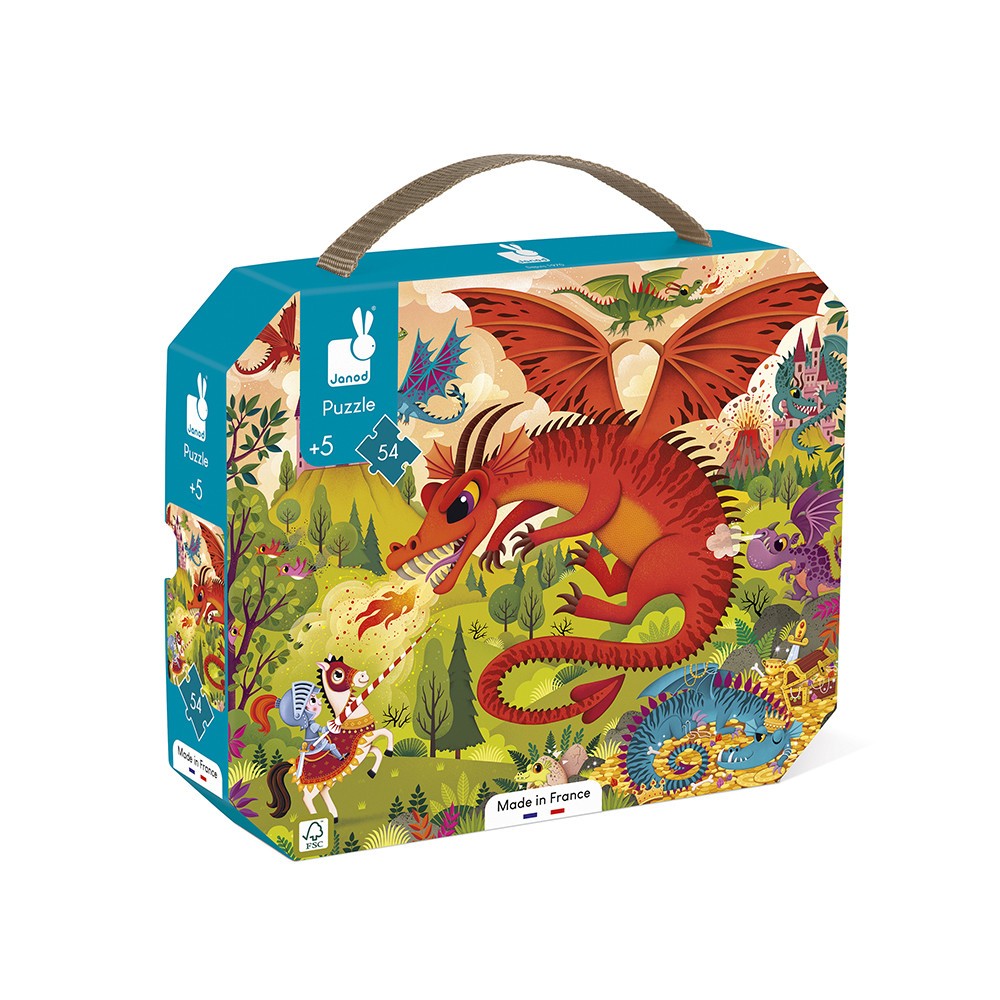 [3700217323929] PUZZLE ROYAUME DE DRAGONS - 54 PIECES