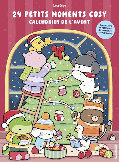 [9782295018380] Calendrier de l'avent doux et cosy - Coco Wyo - 24 petits moments cosy - Calendrier de l'avent